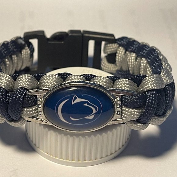 Penn State Nittany Lions NCAA Paracord Bracelet NEW - Picture 1 of 2